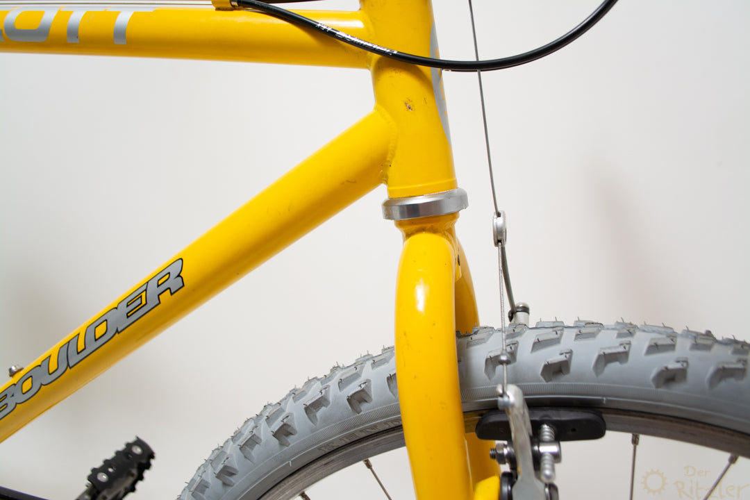 scott mountainbike gelb schwarz Scott Boulder Vintage MTB RH 44