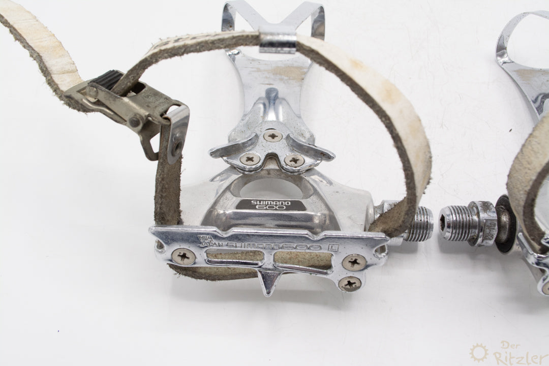 christophe pedale Shimano 600 PD-6207 Pedale mit Christophe Riemen