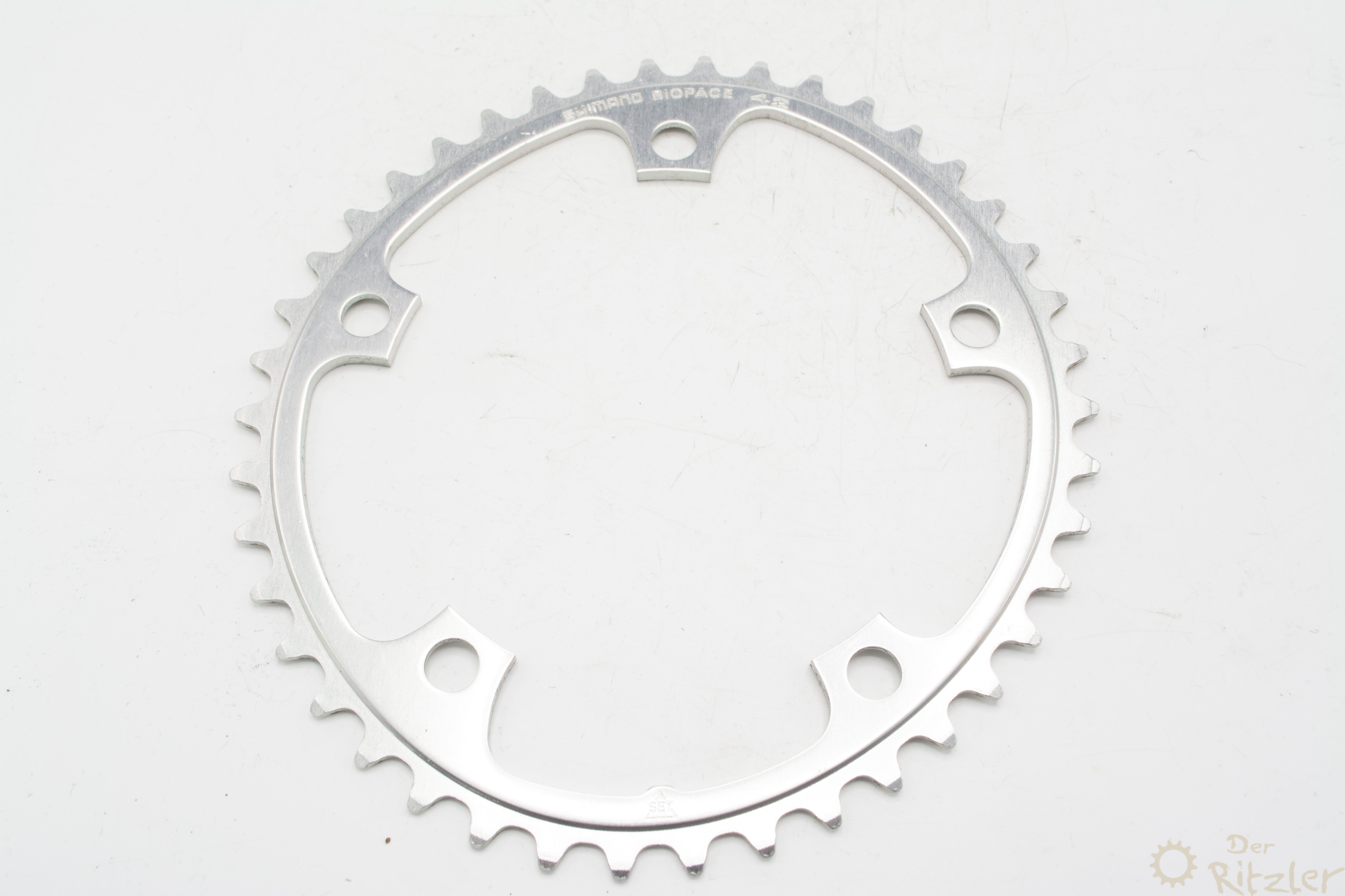 Shimano Biopace chainring 42 tooth BCD 130mm The Ritzler