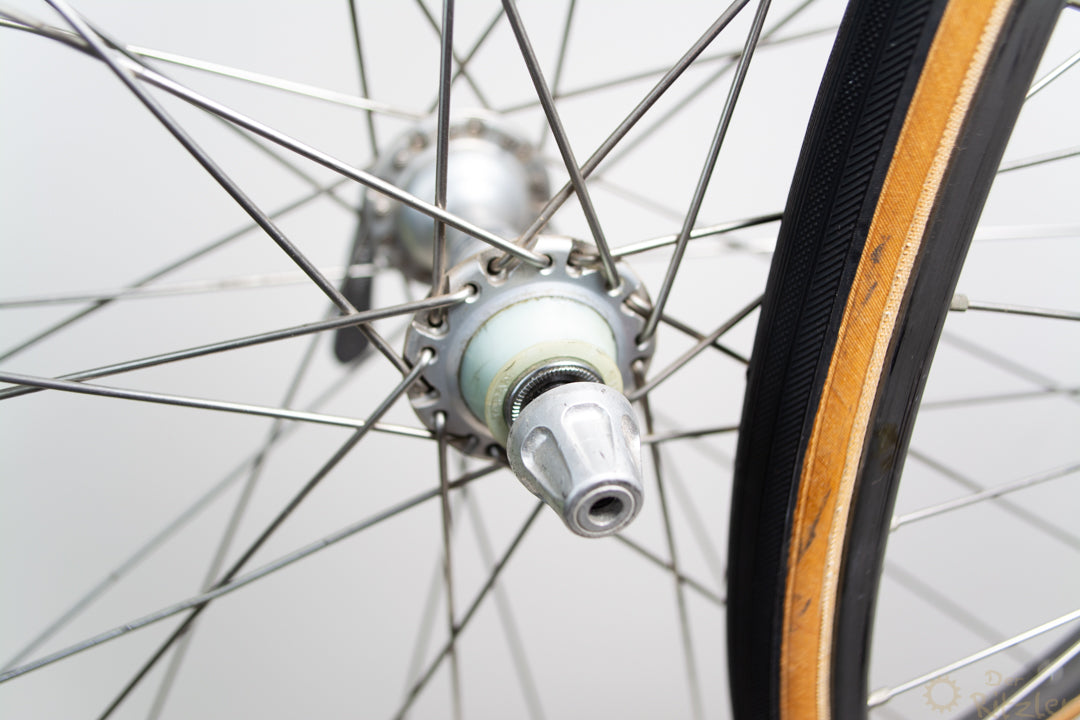 roue avant tubulaire Mavic GP4 700C Shimano Dura Ace première roue avant tubulaire Mavic GP4 700C Shimano Dura Ace première