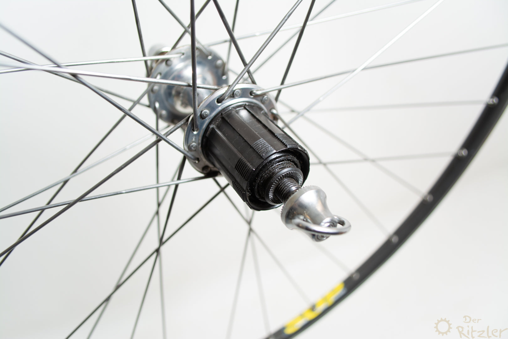 mavic hinterrad rennrad Shimano Dura-Ace 7402 auf Mavic Open SUP CD 28" Rennrad Hinterrad