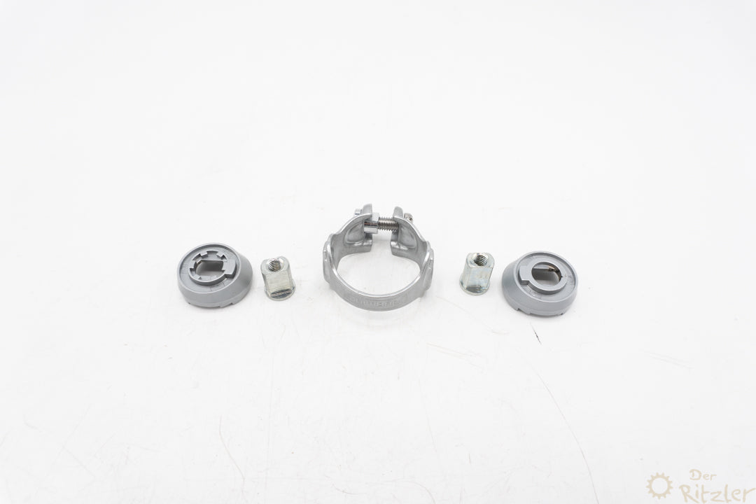 sattelstütze schelle Shimano Schelle für Rahmenschalthebel dunkelgrau NOS