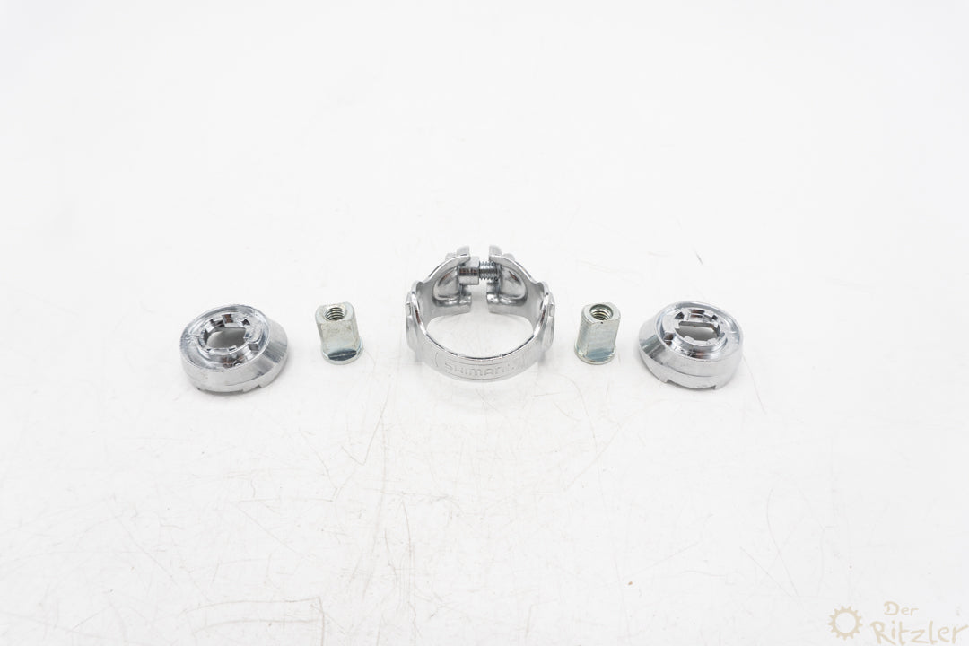 Shimano Schelle für Rahmenschalthebel silber NOS