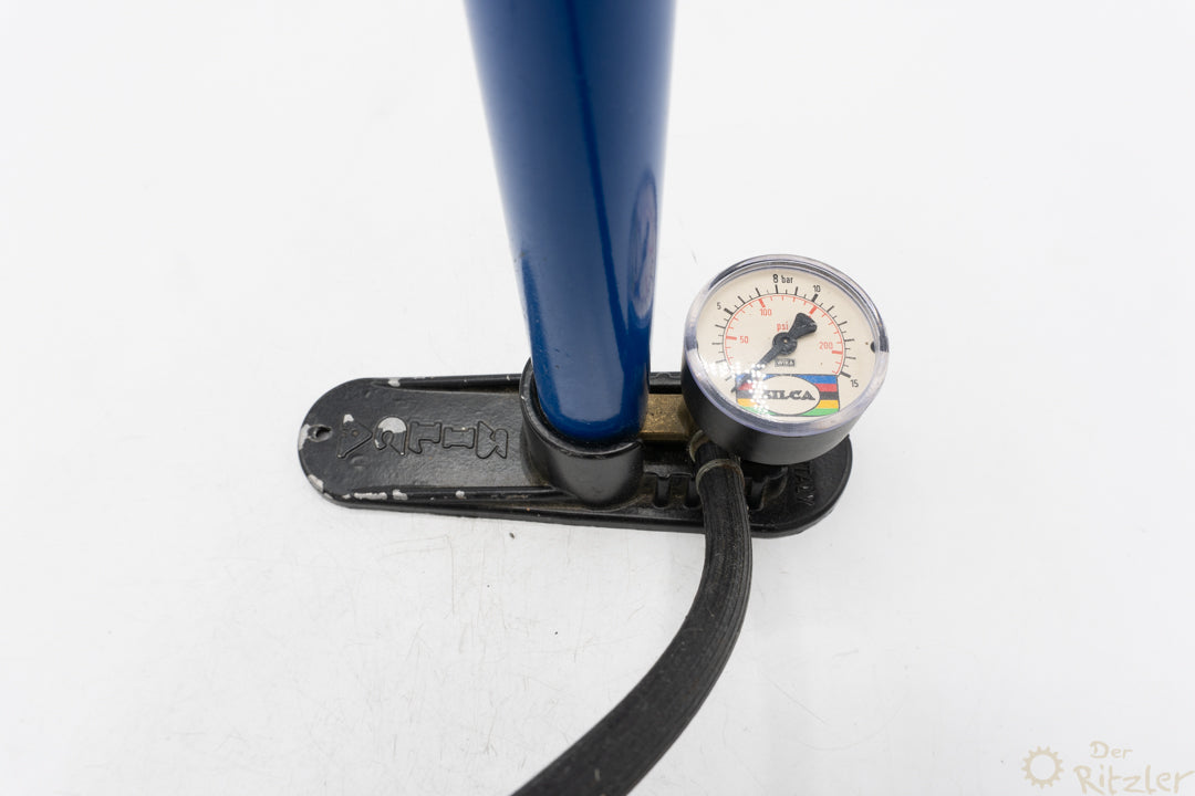 Silca Pista Standluftpumpe Blau