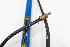 Silca Pista Standluftpumpe Blau