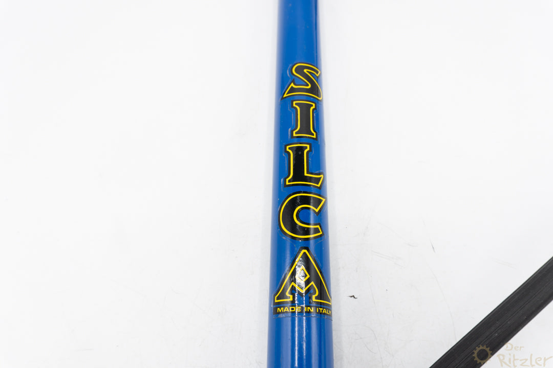 Silca Pista Standluftpumpe Blau