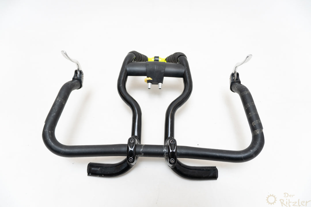 Syntace C2 Clip Lenkeraufsatz auf Syntace Stratos und Aeroshift 40cm