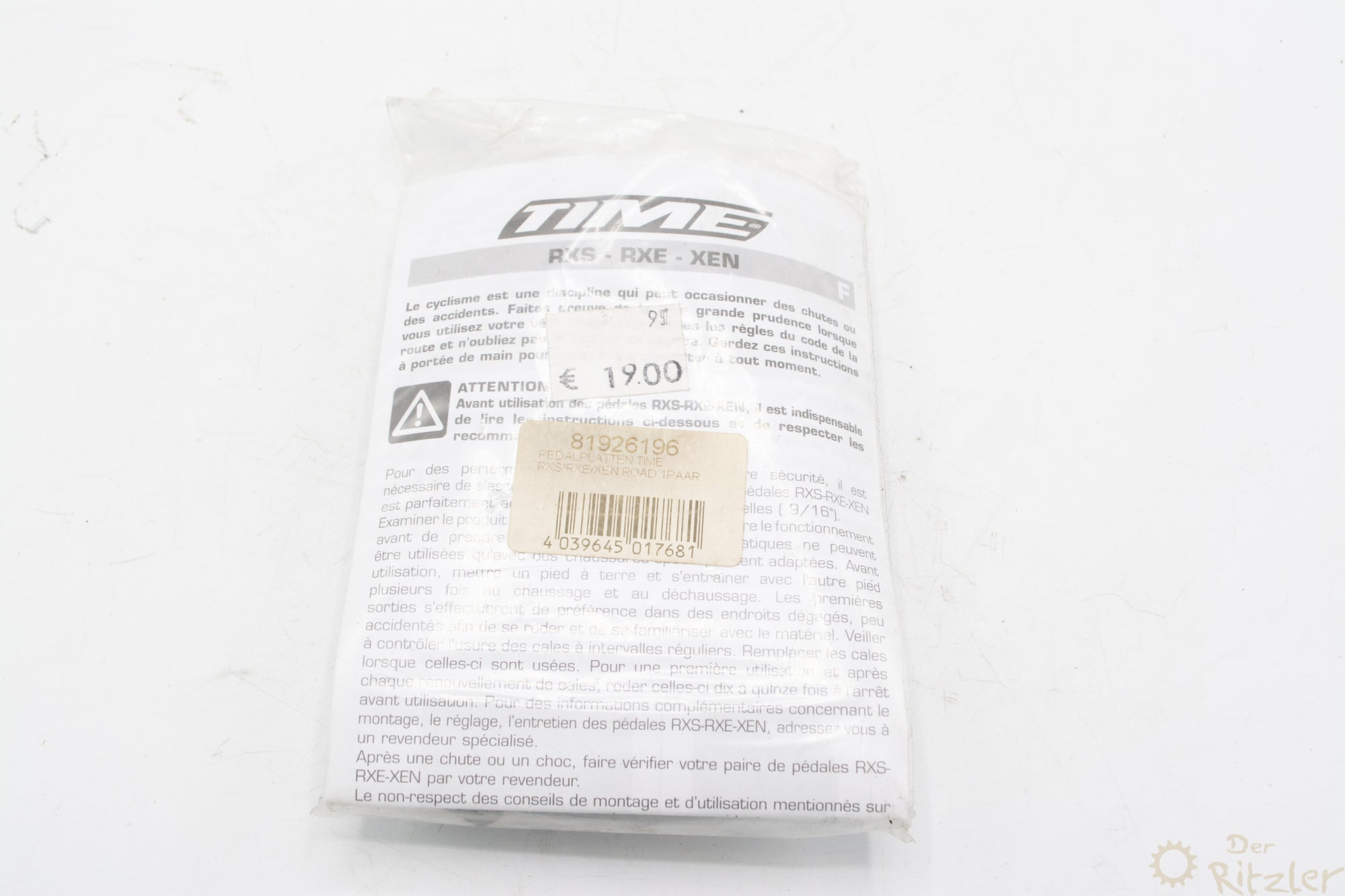 Time Pedalplatten RXS/RXE/XEN