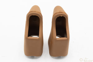 Bremsgriff - Gummis / Hauben/ Überzieher / braun für Vintage Bremshebel (außen verlegt)