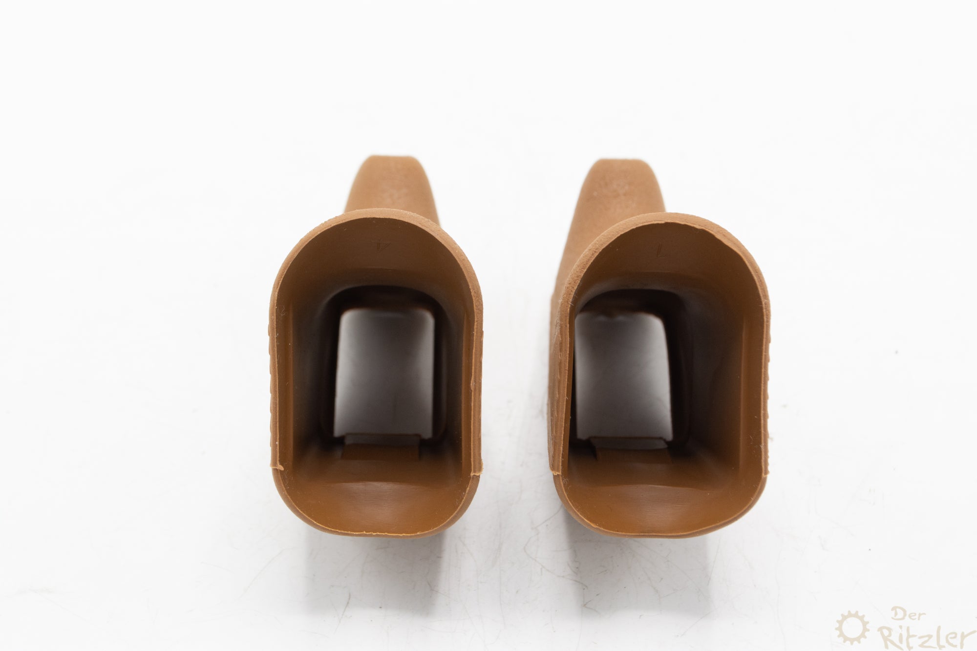 Bremsgriff - Gummis / Hauben/ Überzieher / braun für Vintage Bremshebel (außen verlegt)