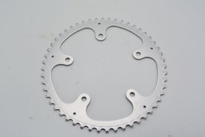 Aluminium Kettenblatt 52 Zahn 130mm Lochkreis NOS Chainring