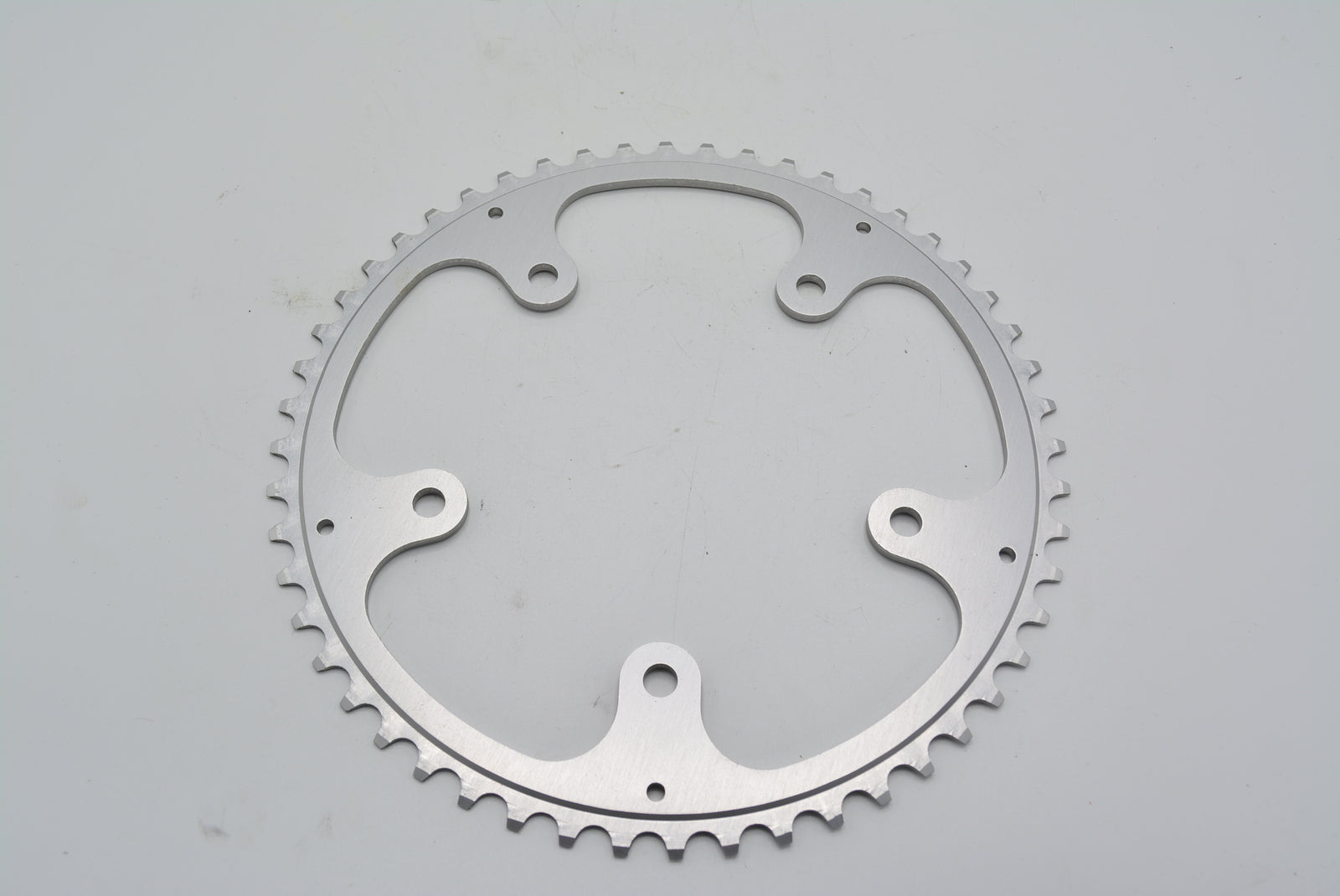 Aluminium Kettenblatt 52 Zahn 130mm Lochkreis NOS Chainring