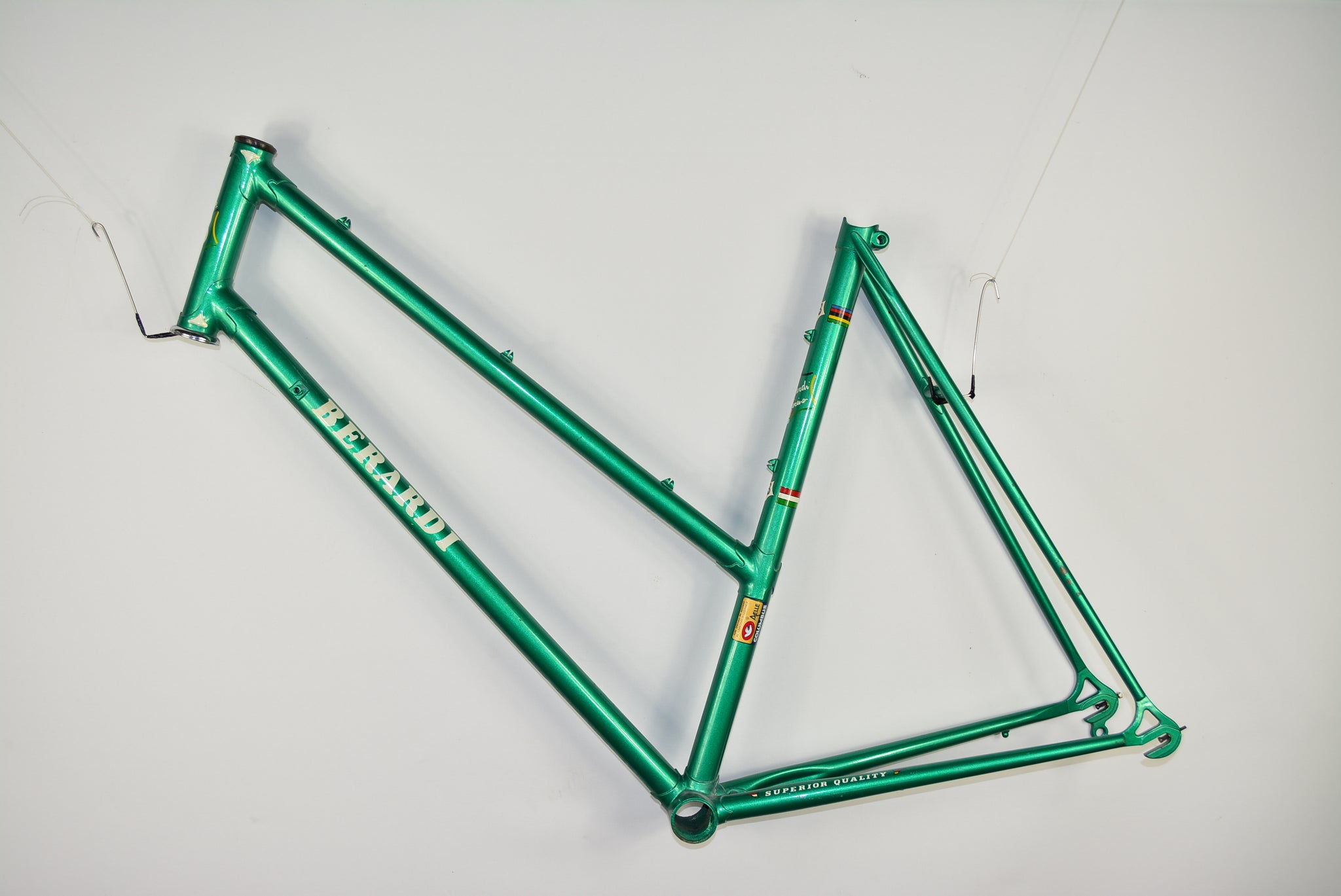 damen rennrad rahmen Berardi Damen Rennradrahmen Grün 52cm