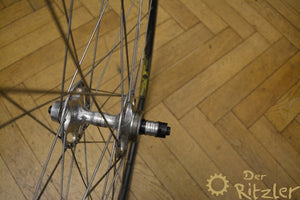 Campagnolo C-Record high flange on Wolber TX wheelset freewheel 7-speed