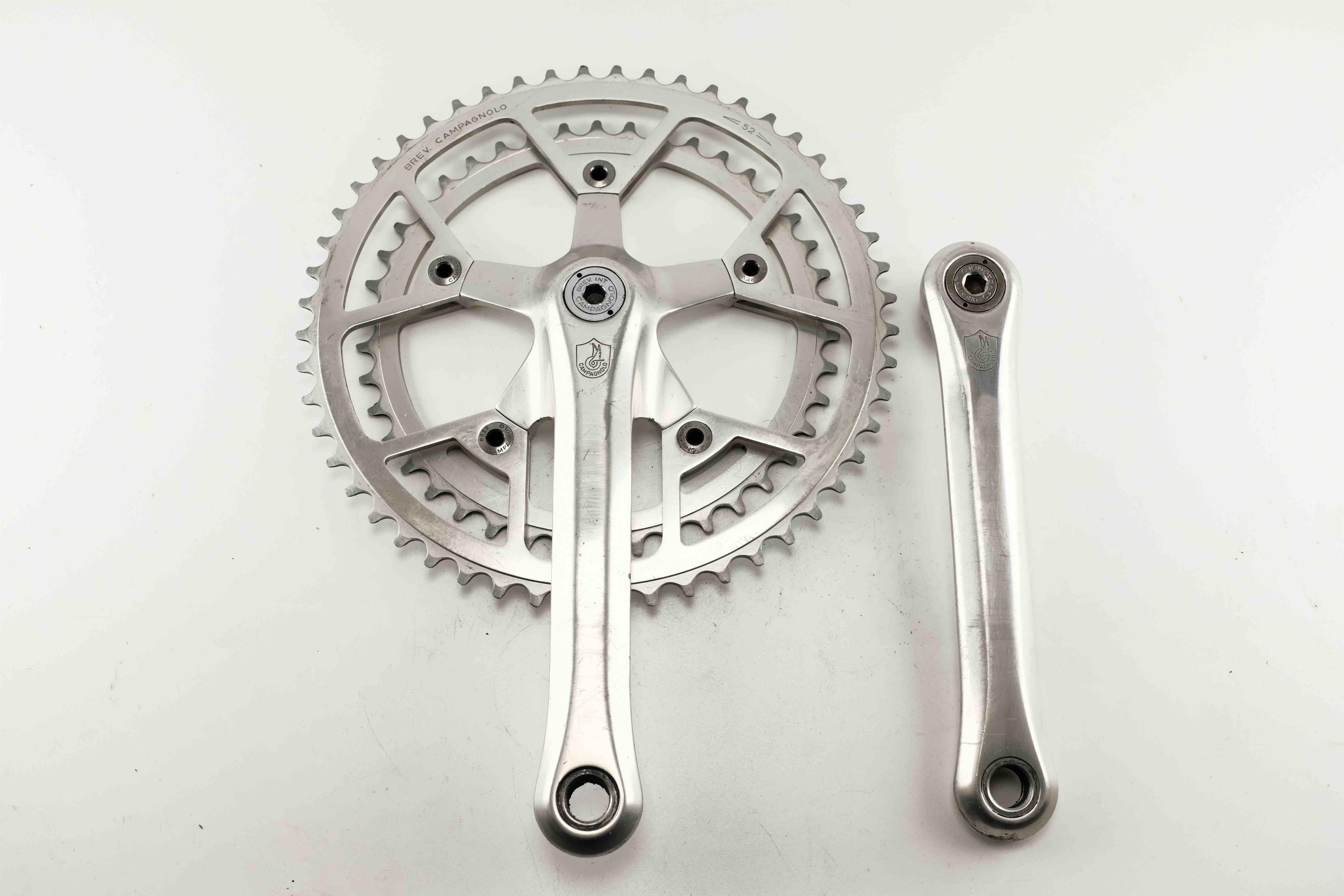 Pédalier NOS Campagnolo 1049 Nuovo Record Strada pédalier 52/42 dents