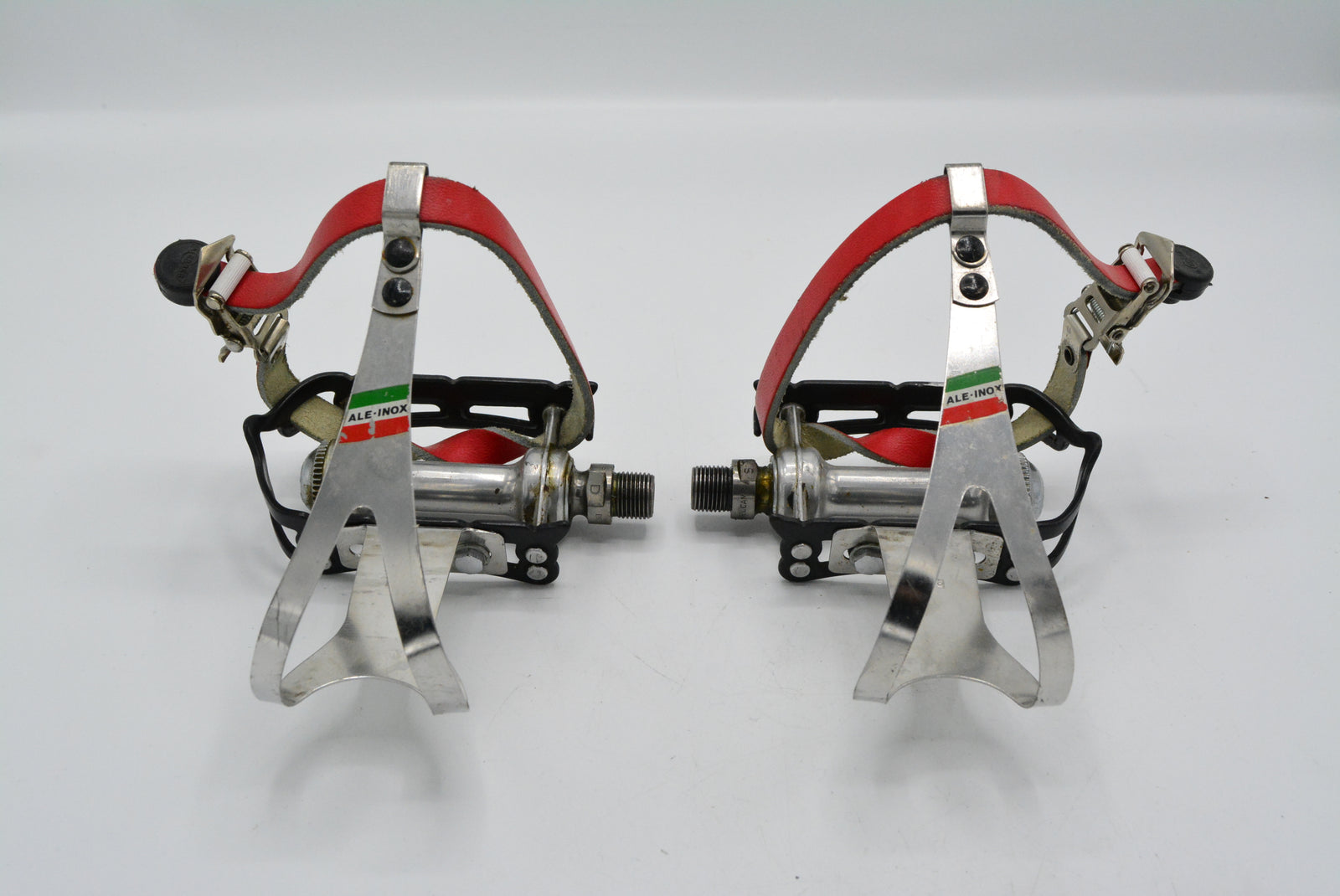 Campagnolo Super Record Titan Pedale mit Ale-Inox Käfig