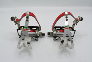 Campagnolo Super Record Titan Pedale mit Ale-Inox Käfig