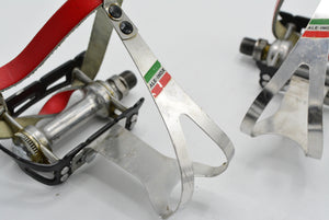 Campagnolo Super Record Titan Pedale mit Ale-Inox Käfig