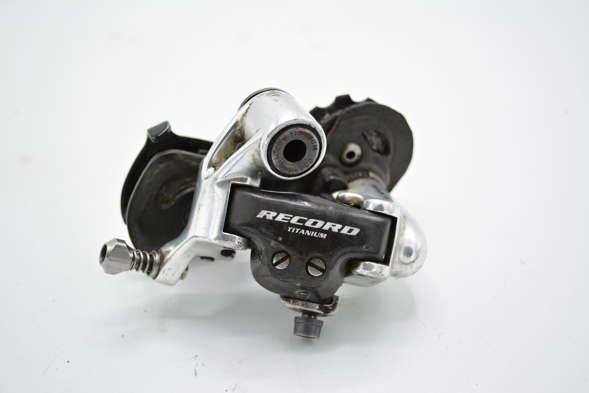 Dérailleur Arrière Campagnolo Record Titanium - 10 Vitesses - Pour Vélo De Route - État D'usage