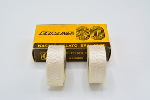 Nastro manubrio Ciclolinea in tessuto 80 NIB bianco
