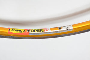 Mavic Open Pro CD SUP حافة ذهبية 28 فتحة 622x15 NOS