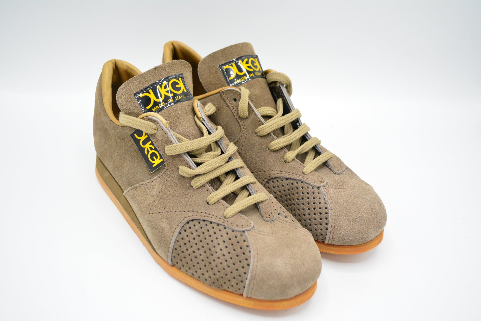 Duegi Wildleder/Leder Schuh Vintage NOS