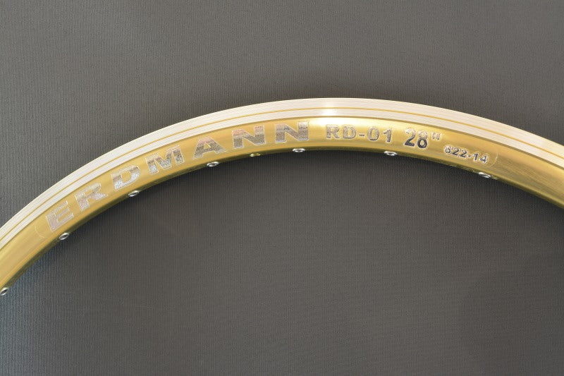 Erdmann RD-01 Hochschulter Felge gold 32 Loch 32h NEU
