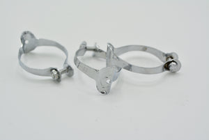 GB Oberrohrschelle Rahmenschellen Set frame Clamps 3 stk