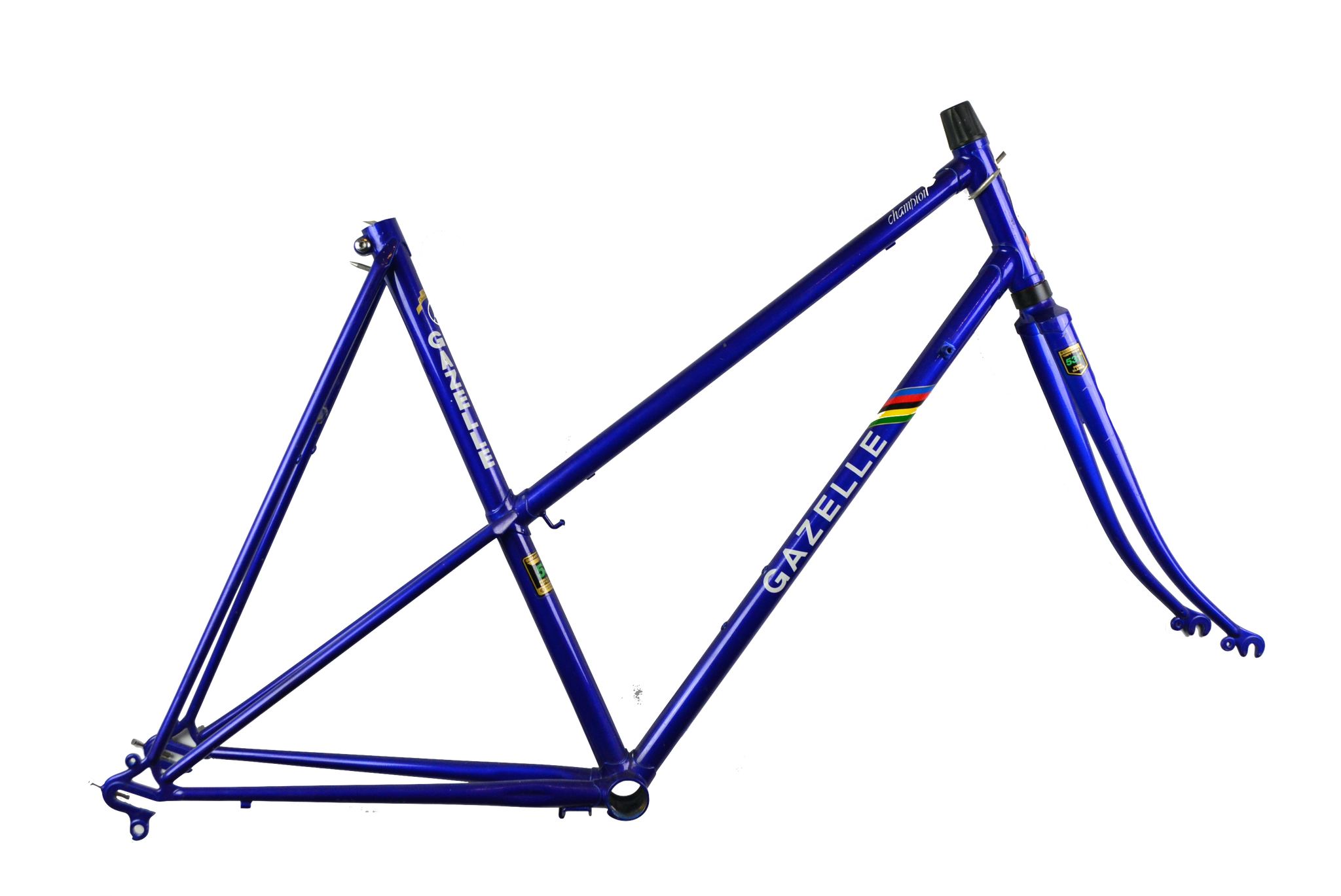 gazelle fahrrad rahmenhöhe Gazelle Semi Race Damen Rennradrahmen Blau 52cm NOS