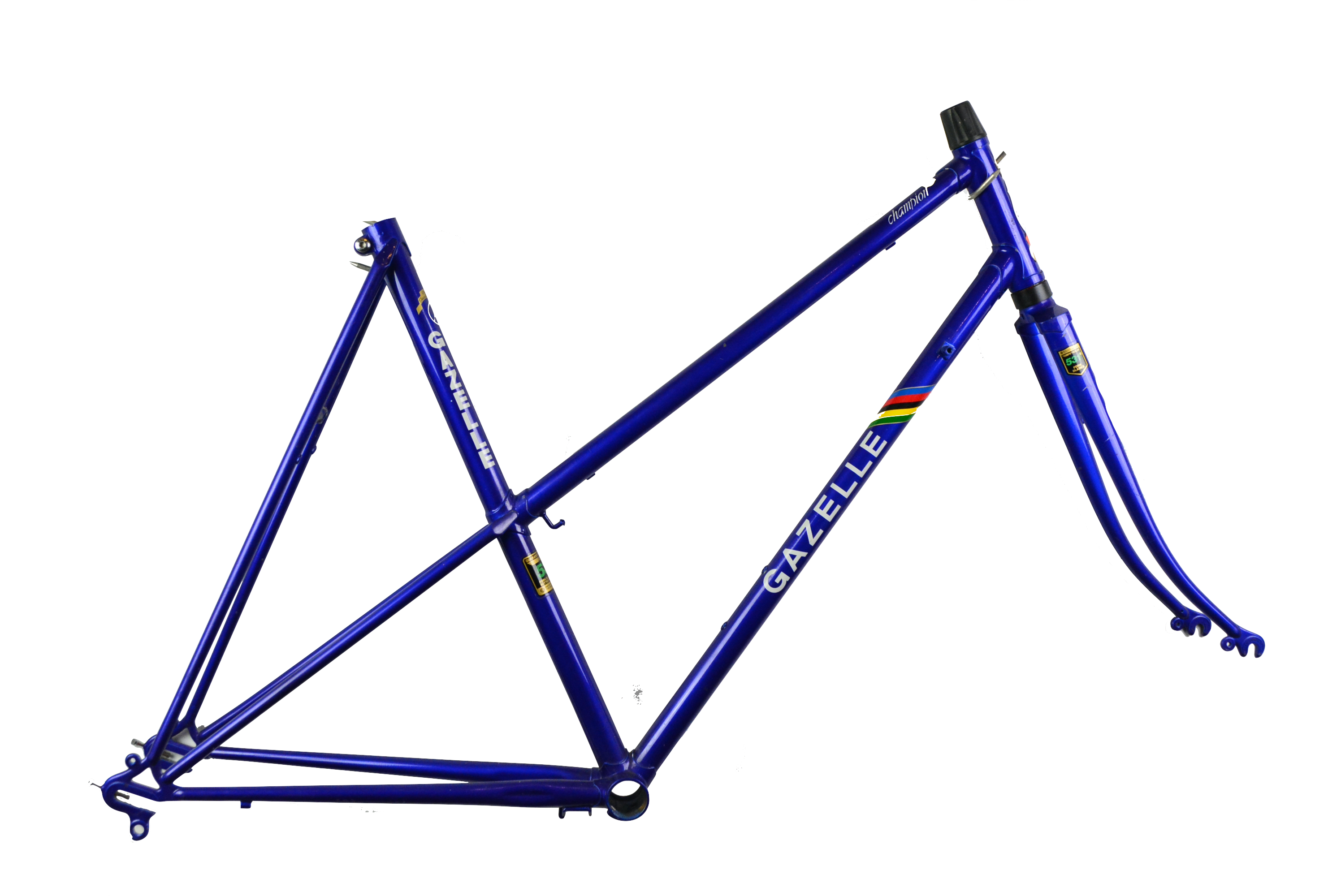 gazelle rennrad rahmen Gazelle Semi Race Damen Rennradrahmen Blau 52cm NOS