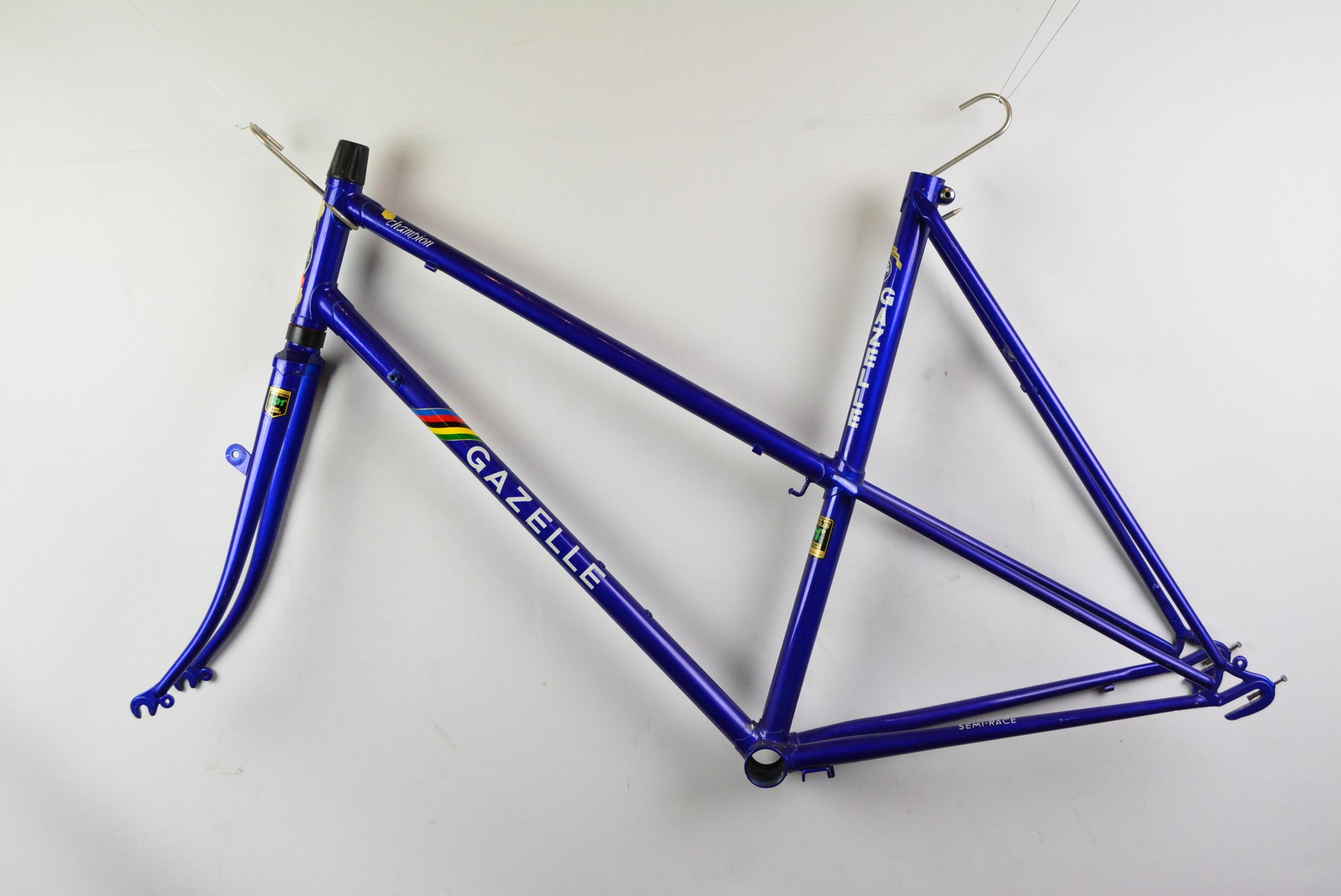 gazelle fahrrad rahmengröße Gazelle Semi Race Damen Rennradrahmen Blau 52cm NOS