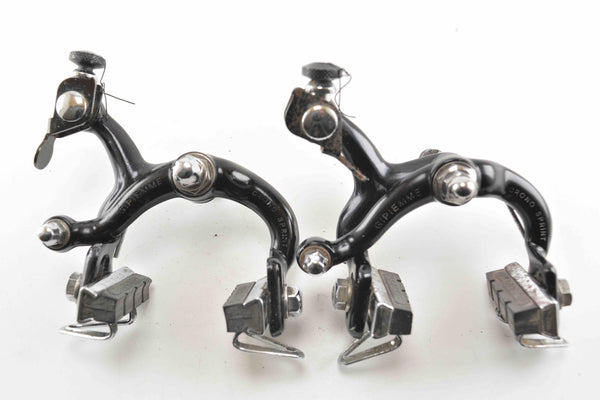 Jeu De Freins Gipiemme Crono Sprint Pour Vélo De Route Vintage - étriers Et Leviers Noirs