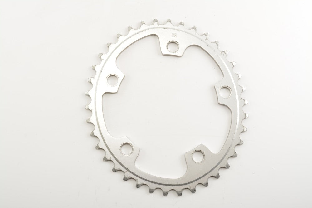 Vintage Kettenblatt 38 Zähne 110 mm Lochkreis