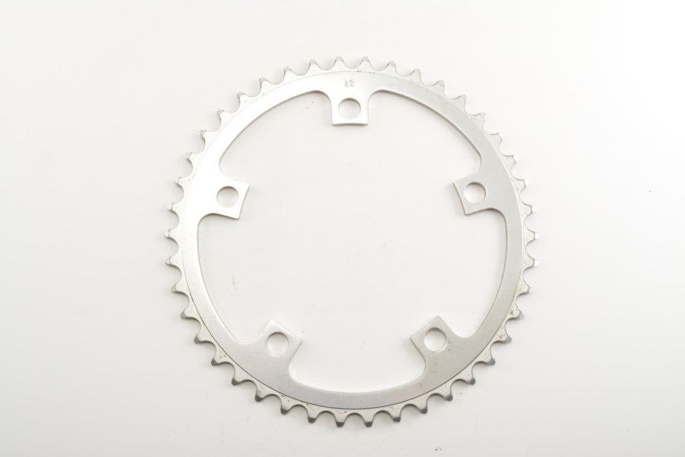 Vintage Kettenblatt 42 Zähne 122 mm Lochkreis