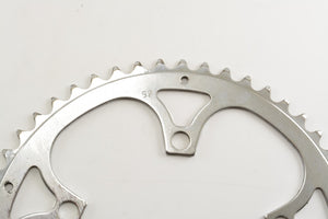 Vintage Stahl Kettenblatt 52 Zähne 122 mm Lochkreis