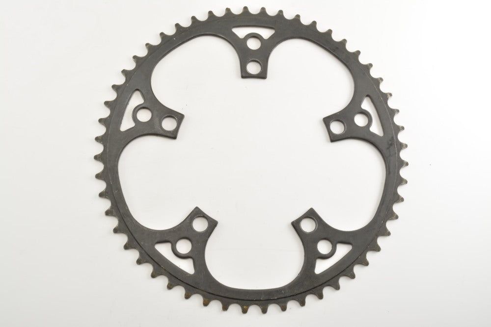 Vintage Stahl Kettenblatt 52 Zähne 122 mm Lochkreis