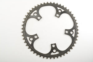 Vintage Stahl Kettenblatt 52 Zähne 122 mm Lochkreis