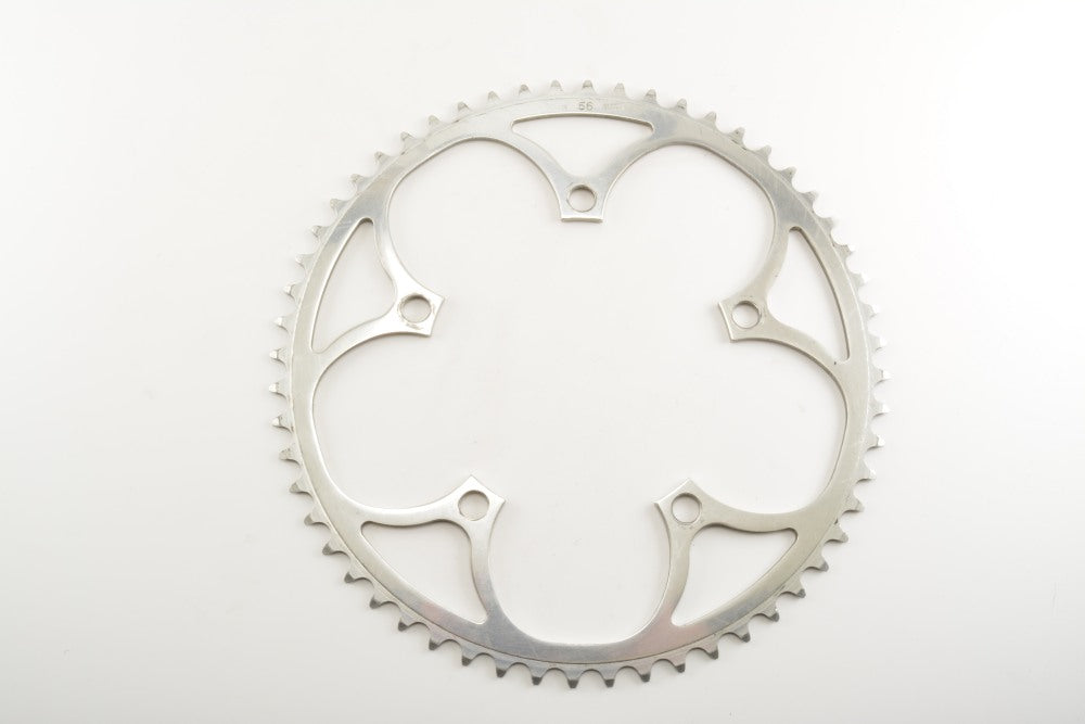 Vintage Kettenblatt Made in France 56 Zähne 130 mm Lochkreis
