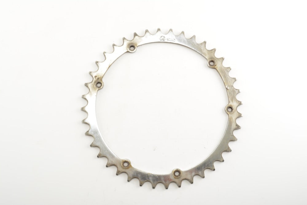 Vintage Stahl Kettenblatt 40 Zähne 140 mm Lochkreis 6-Loch