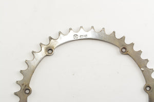 Vintage steel chainring 40 teeth 140 mm bolt circle diameter 6 holes