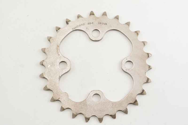 Shimano Stahl Kettenblatt 26 Zähne 64 mm Lochkreis 4-Loch