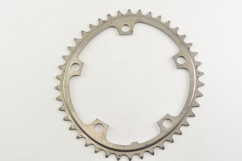 Vintage Stahl Biopace Kettenblatt 42 Zähne 130 mm Lochkreis