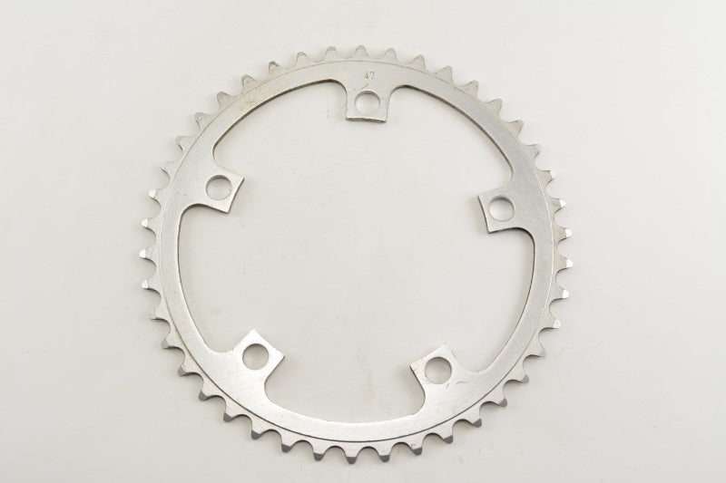 Vintage Kettenblatt 42 Zähne 122 mm Lochkreis