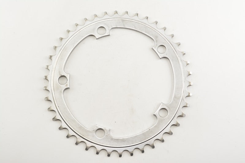 Vintage Stahl Kettenblatt 42 Zähne 130 mm Lochkreis