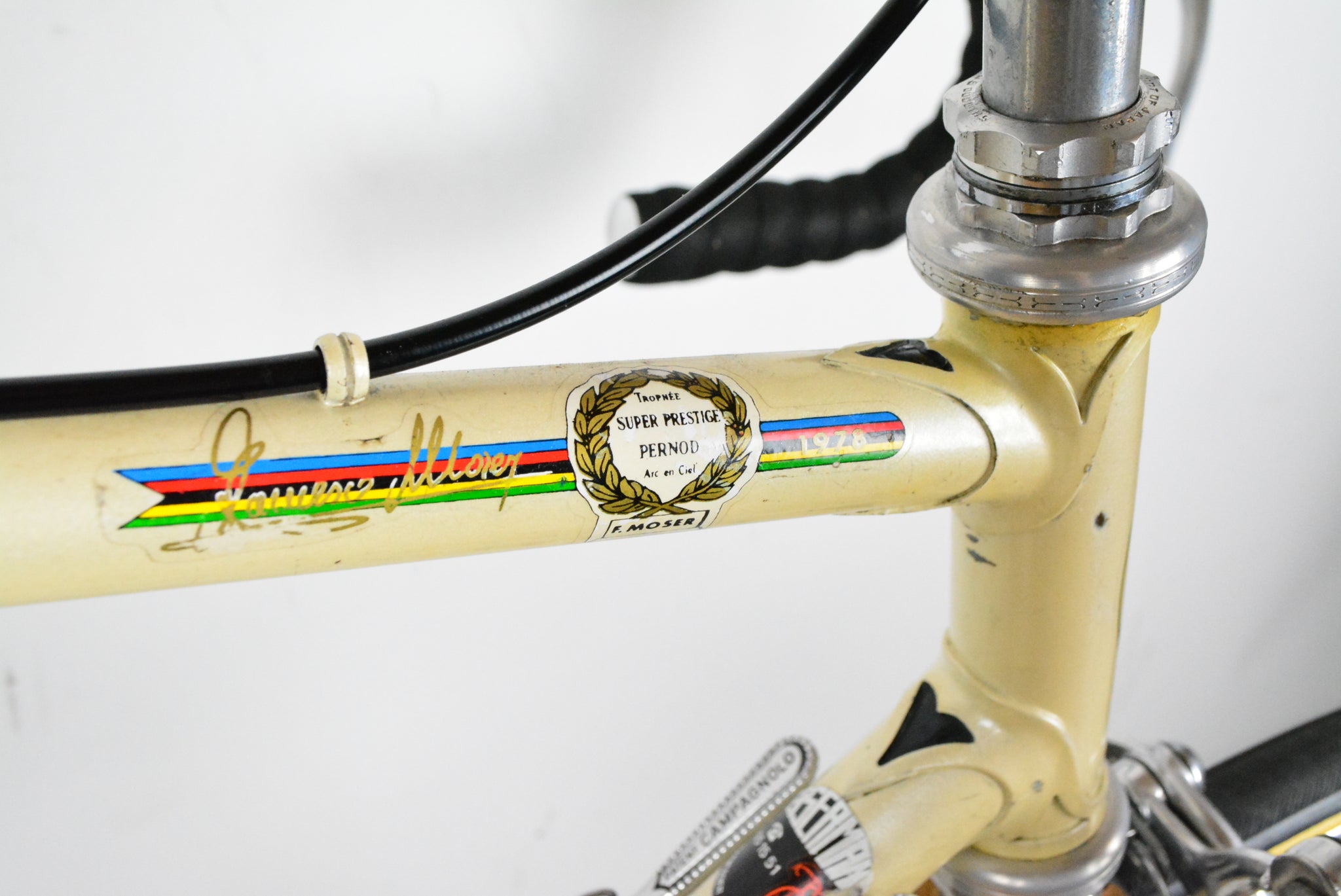 francesco moser damen rennrad Francesco Moser Rennrad 54cm Super Prestige Pernod Vintage Steelbike L