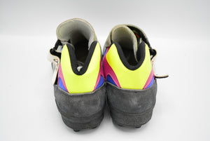 Patons Off renkli trekking ayakkabıları süet noSPD vintage NOS MTB trekking ayakkabıları