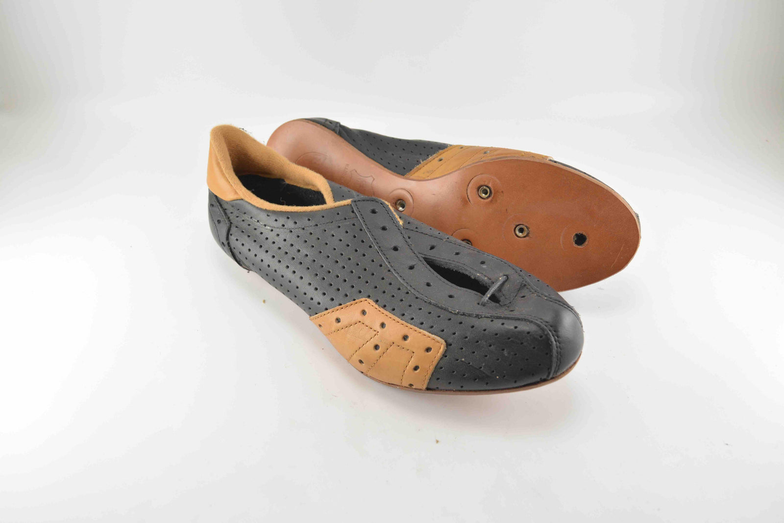 Rivat Izeran Rennradschuh Hellbraun EU 40 Vintage cycle shoes NOS