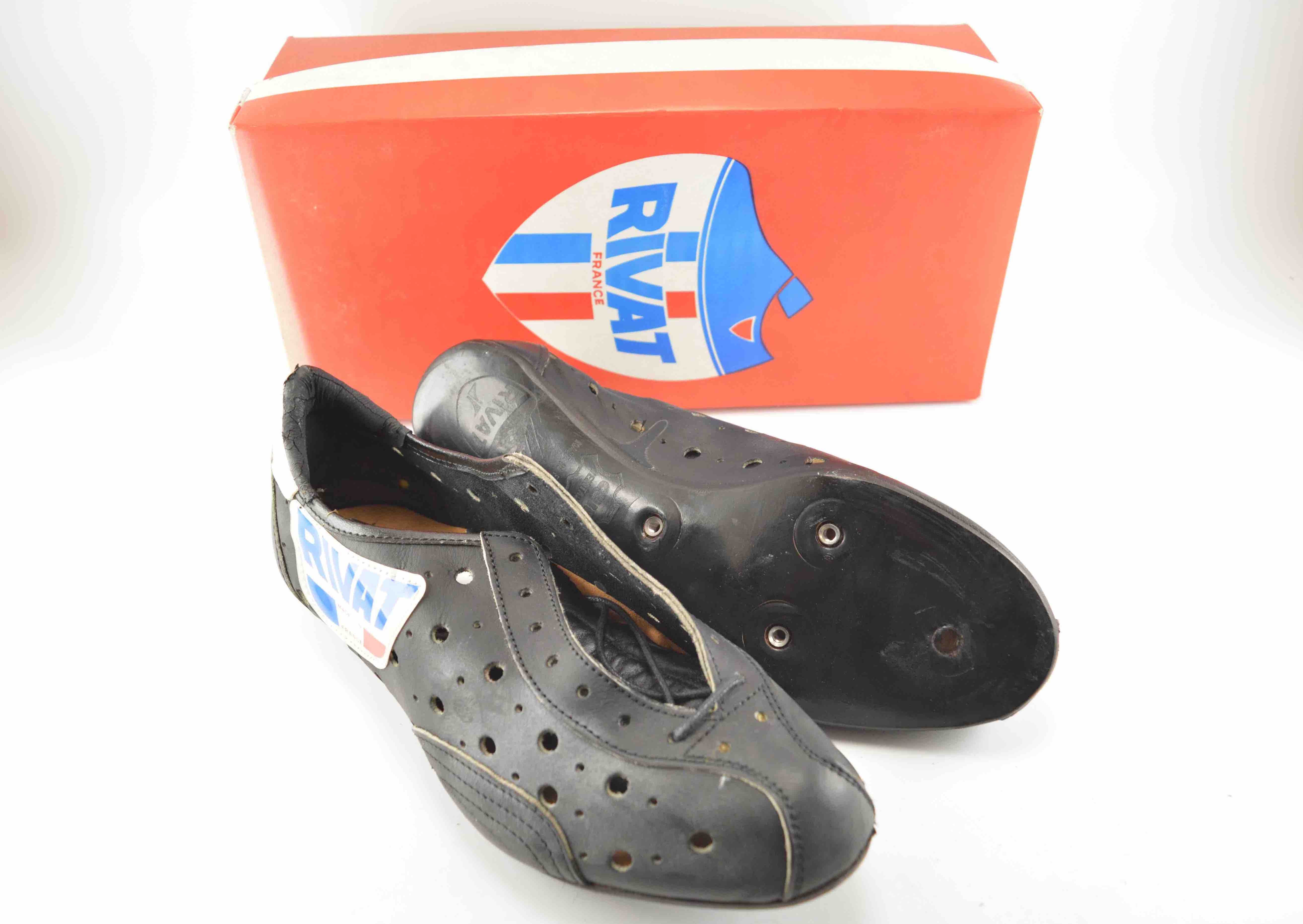 Chaussures vélo RIVAT cuir 38 cyclisme - Sport & Plein air
