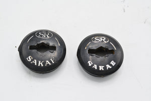 SR Sakae Ringyo Vintage Dust Caps for Crank Dust Cover Black Crank Dust Caps