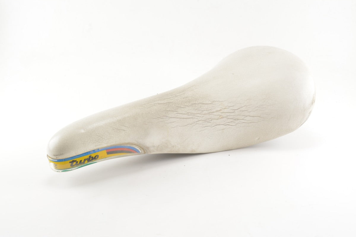 Selle Selle Italia Turbo Rénovée Céleste Bianchi Classique Des Années Selle Selle Italia Turbo Rénovée Céleste Bianchi Classique Des Années